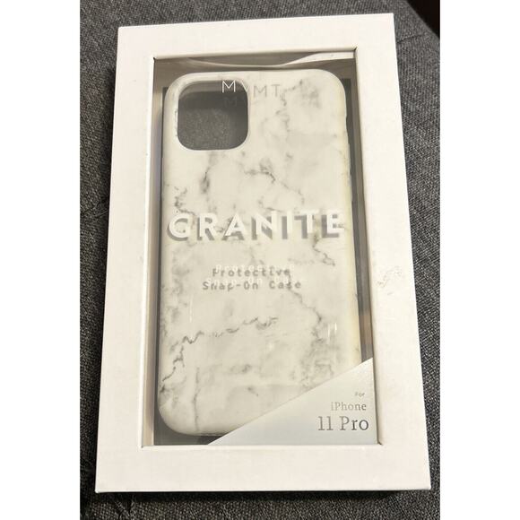 IPhone 11 Plus MVMT Case Granite Look - Picture 1 of 4